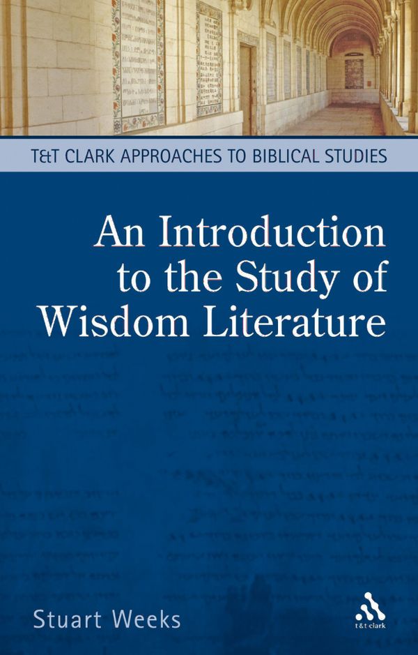 Introduction to the study of wisdom literature | 0:e upplagan