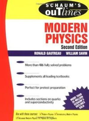 Schaums outline of modern physics