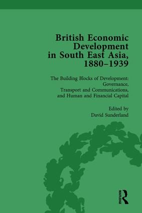 British Economic Development in South East Asia, 1880-1939, Volume 3 | 1:a upplagan