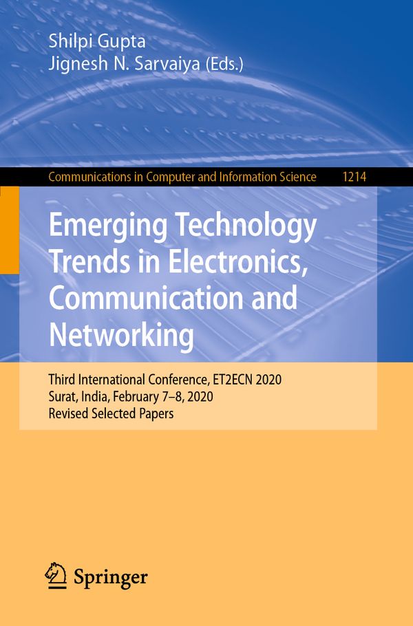 Emerging Technology Trends in Electronics, Communication and Networking | 1:a upplagan
