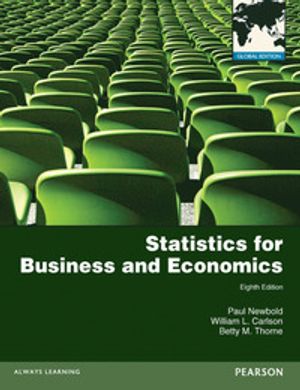 Statistics for Business and Economics: Global Edition | 8:e upplagan