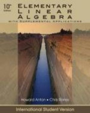 Elementary linear algebra : with supplemental applications | 1:a upplagan