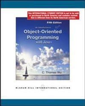 Introduction to object-oriented programming with java (intl ed) | 5:e upplagan