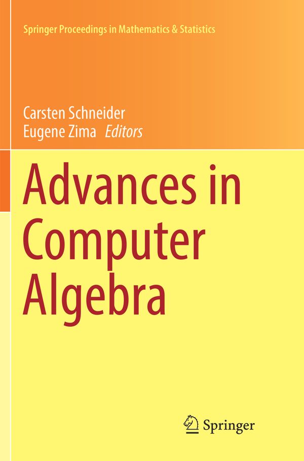 Advances in Computer Algebra | 1:a upplagan