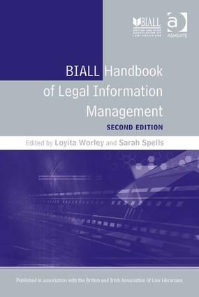 BIALL Handbook of Legal Information Management | 2:a upplagan