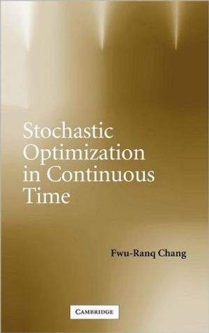 Stochastic Optimization in Continuous Time