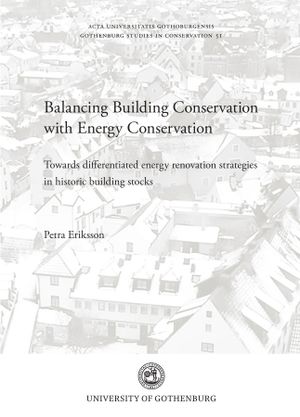 Balancing Building Conservation with Energy Conservation | 1:a upplagan