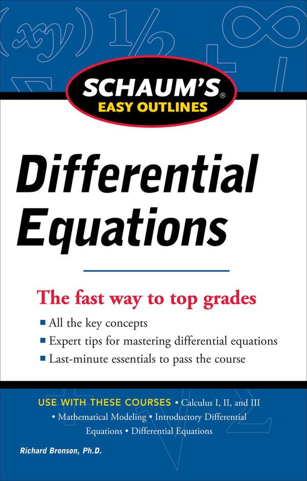 Schaum's Easy Outline of Differential Equations | 0:e upplagan