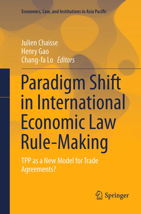 Paradigm Shift in International Economic Law Rule-Making | 1:a upplagan