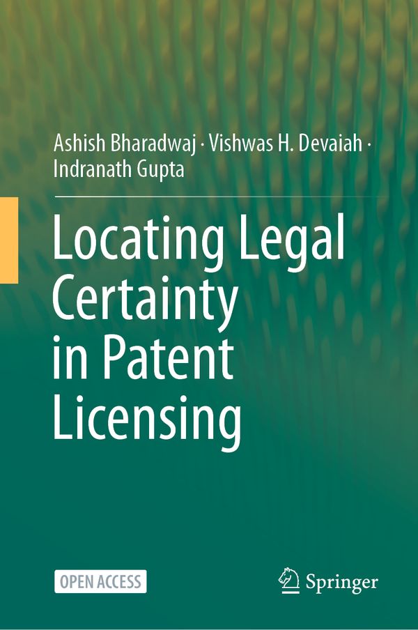 Locating Legal Certainty in Patent Licensing | 1:a upplagan