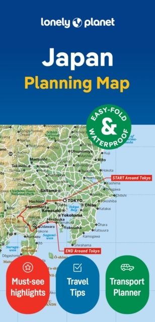 Lonely Planet Japan Planning Map | 0:e upplagan