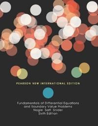 Fundamentals of Differential Equations and Boundary Value Problems | 6:e upplagan