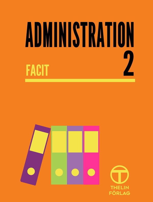 Administration 2 - Facit | 1:a upplagan