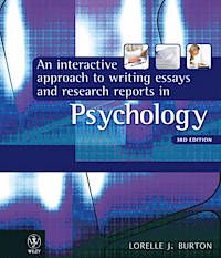 An Interactive Approach to Writing Essays and Research Reports in Psycholog