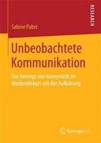 Unbeobachtete Kommunikation | 1:a upplagan
