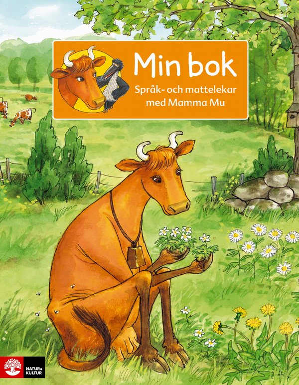 Språk- och mattelekar med Mamma Mu för förskoleklass - Min bok | 1:a upplagan