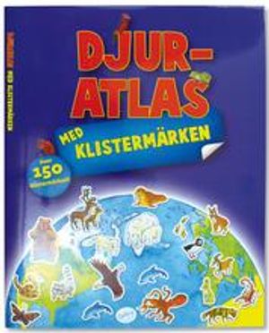 Djuratlas med klistermärken