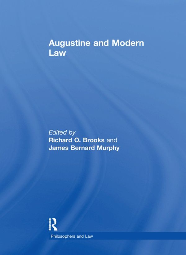 Augustine and Modern Law | 1:a upplagan