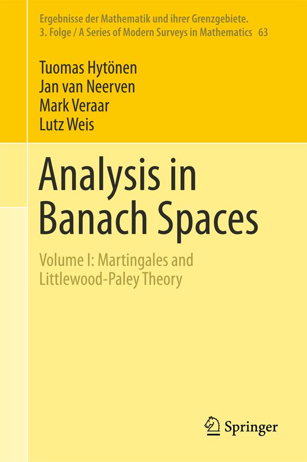 Analysis in Banach Spaces | 1:a upplagan