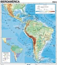 Karta över Latinamerika