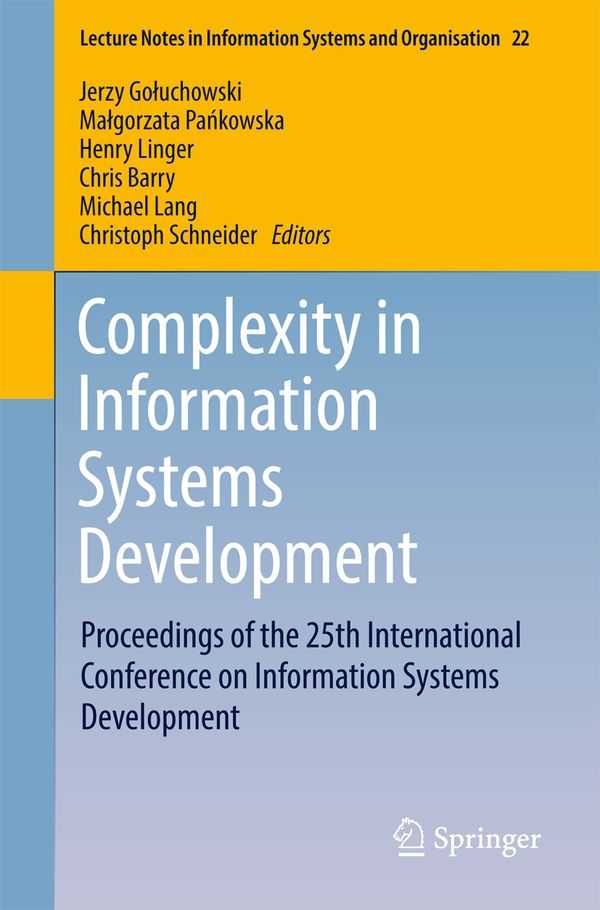 Complexity in Information Systems Development | 1:a upplagan
