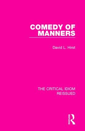 Comedy of Manners | 1:a upplagan