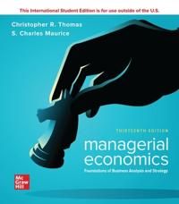 ISE Managerial Economics: Foundations of Business Analysis and Strategy