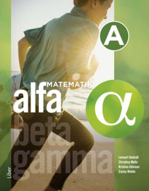 Matematik Alfa A-boken |  2:e upplagan