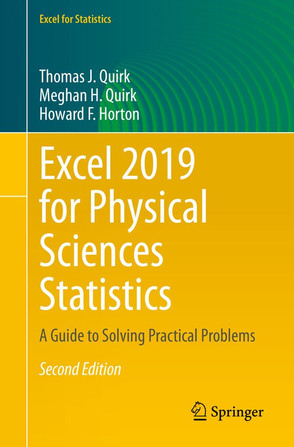 Excel 2019 for Physical Sciences Statistics | 2:a upplagan