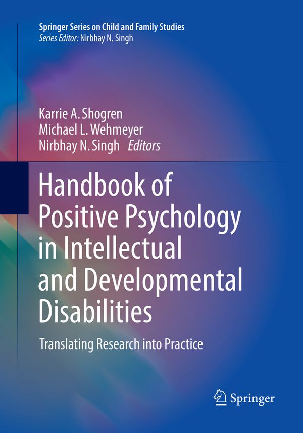 Handbook of Positive Psychology in Intellectual and Developmental Disabilities | 1:a upplagan