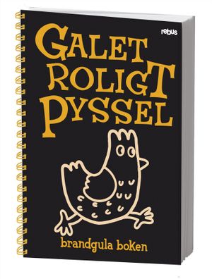 Galet roligt pyssel : brandgula boken