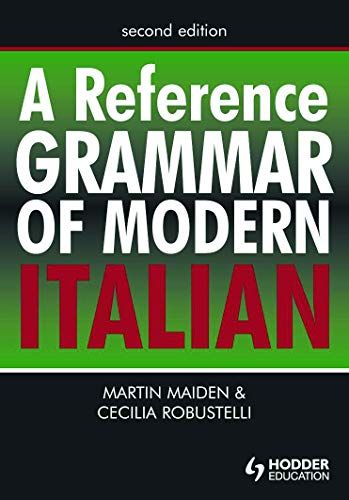 Reference grammar of modern italian | 0:e upplagan
