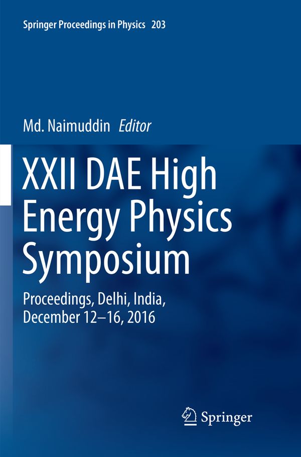 XXII DAE High Energy Physics Symposium | 1:a upplagan