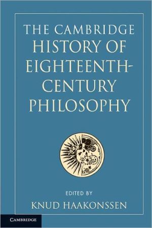 The Cambridge History of Eighteenth-Century Philosophy 2 Volume Paperback Boxed Set