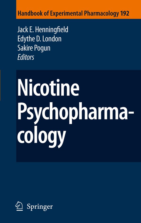 Nicotine Psychopharmacology | 1:a upplagan
