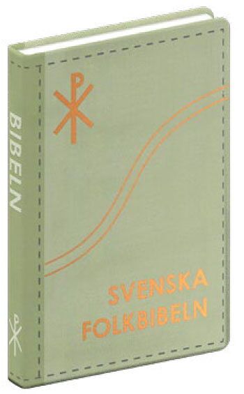 Svenska Folkbibeln 2015, slimline, grön linnestruktur | 1:a upplagan