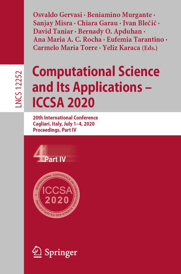 Computational Science and Its Applications – ICCSA 2020 | 1:a upplagan