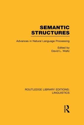 Semantic Structures (RLE Linguistics B: Grammar) | 1:a upplagan