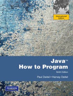 Java How to Program | 9:e upplagan