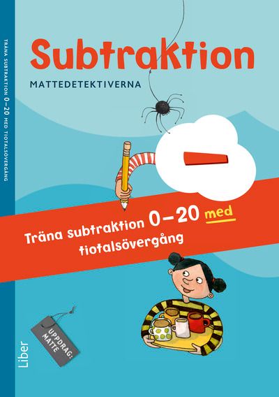 Mattedetektiverna Träna Subtraktion 0-20 med tiotalsövergång 10-pack | 1:a upplagan