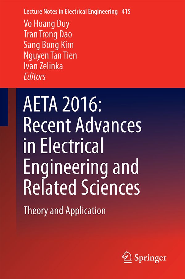 AETA 2016: Recent Advances in Electrical Engineering and Related Sciences | 1:a upplagan