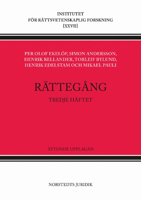 Rättegång - 3 / Tredje häftet | 8:e upplagan