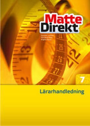 Matte Direkt 7 Lärarhandledning inkl. cd