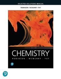 Student Selected Solutions Manual for Chemistry | 8:e upplagan