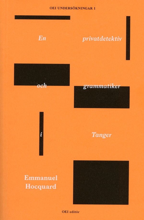 En privatdetektiv och grammatiker i Tanger | 0:e upplagan