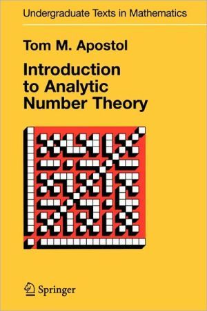 Introduction to analytic number theory