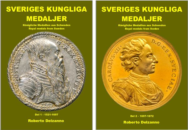 Sveriges kungliga medaljer Gustav Vasa-Karl XV | 1:a upplagan