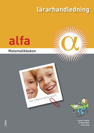 Matematikboken Alfa Lärarhandledning |  2:e upplagan