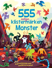 555 roliga klistermärken - Monster nyutgåva