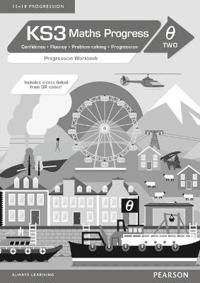 KS3 Maths Progress Progression Workbook Theta 2 (pack of 8) | 0:e upplagan